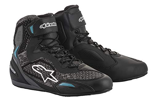 Alpinestars Women's Stella Faster 3 Rideknit Shoes (8.5) (BLACK/TEAL)