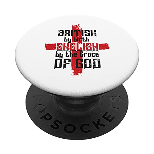 British Birth English The Grace of GOD St George England PopSockets PopGrip Intercambiable