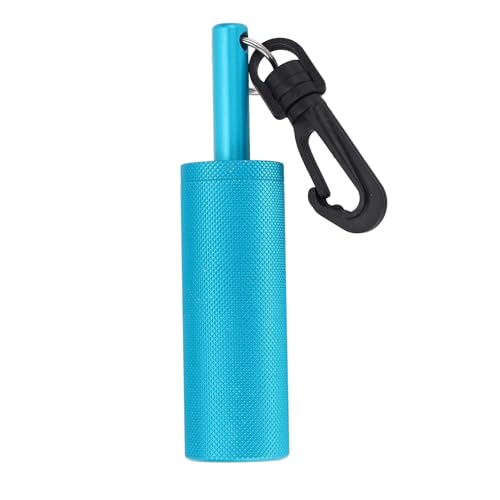 Scuba Rattle Stick, Aluminum Alloy Diving Rattle, 360 Degree Diving Pointer with Clip, Scuba Diving Underwater Shaker, Lightweight Noise Maker Signal Bell, Diving Safety Gear for (Blue)