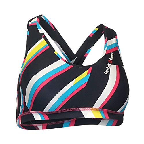 Reebok Crossfit Women's Navy Blue PlayDry Performance Motion Bra Z77955 (Medium)