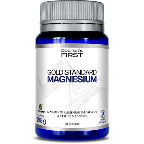 Gold Standard Magnesium - 60 cápsulas - Magnésio (Citrato, Quelato e Dimalato) - Doctor's First