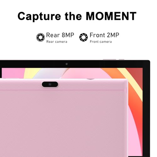 Image of Android Tablet, 10 inch Tablets with Case and Stylus, 6GB RAM+64GB ROM /1TB Expandable, 1.8Ghz Quad-core Processor, 1280*800 IPS HD Tablet, 2MP+8MP Dual Cameras, 6000mAH Battery, 2.4G /5G Wifi 6 BT 5.0