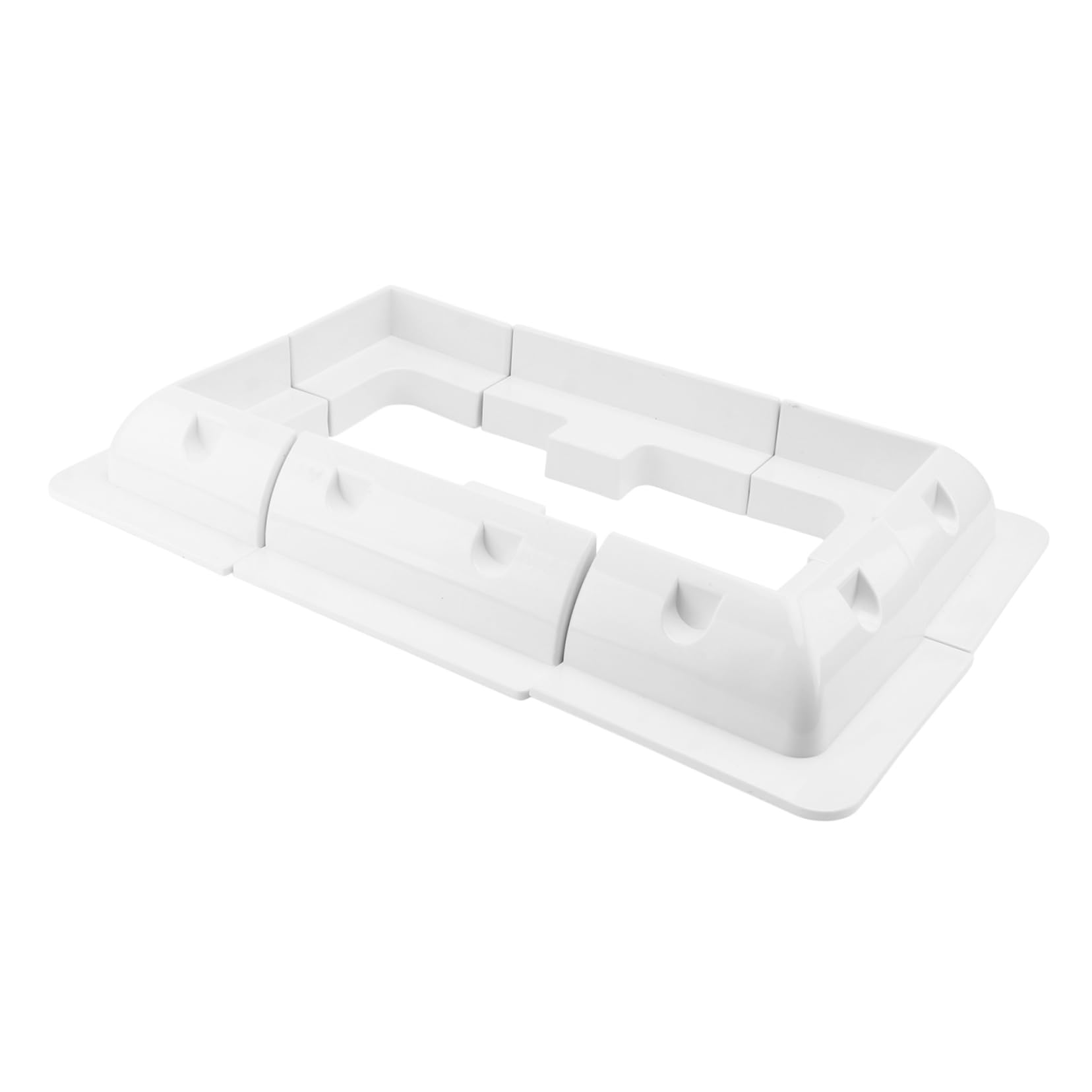 1set Supporto Solare per Pannelli da Bianco per Yacht e Camper Montaggio e Resistente agli UV