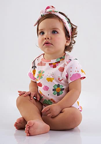 SHORTS Bebê Essentials Menina, Up Baby, Bebê Menina, ABSTRATO 1723, 1