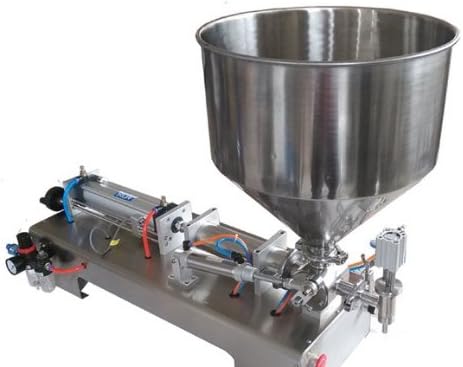 Gowe Liquid or Paste Filling Machine, Pneumatic, Semi Filler, Single Head with Cylinder, Piston 100-1000ml