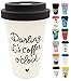 Produktbild holi. Coffee-to-Go Bambus-Becher mit Schraubdeckel | nachhaltiger Kaffeebecher mit Verschluss | Mehrweg-Becher Bamboo-Cup | Woodcup, lebensmittelecht, spülmaschinenfest (Darling New Black)