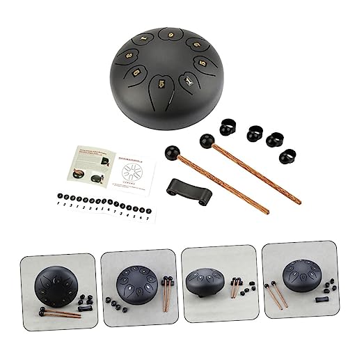 Set de tambor lengua para principiantes, instrumento de percusión portátil miniatura 7