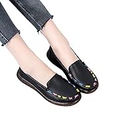 ◆Die Farben dieser Schuhe sind vielseitig und können mit jeder Kleidung getragen werden. Diese Home Casual Mokassins werden in verschiedenen neutralen Farben hergestellt sodass Sie sie mit jeder Ihrer Lieblingskleidung tragen können wenn Sie sie außerhalb des Hauses tragen möchten.Weich und komfortabel. Durch das Slip-On-Design können Sie bequem sitzen wenn Sie sitzen und Sie können sich leicht zurücklehnen wenn Sie herumlaufen. 
