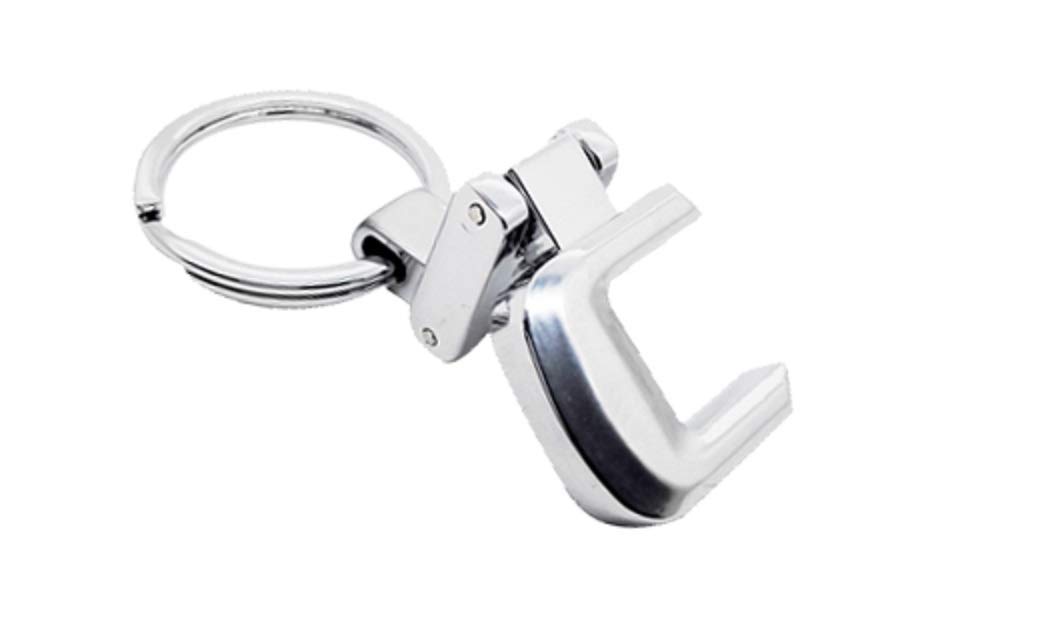 Madison BOGOO for Mercedes Benz C Class CLC CAR Chrome Metal KEYRING KEYCHAIN KEY FOB HOLDER