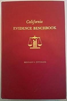 Hardcover California Evidence Benchbook Book