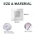 3 Pcs 2 Inch Wall Patch Repair,Drywall Repair Patch Self Adhesive Drywall Patch and Fiberglass Repair Kit,Heavy Duty Dry Wall Hole Repair Patch for Drywall Plasterboard,Plaster Dent Repair