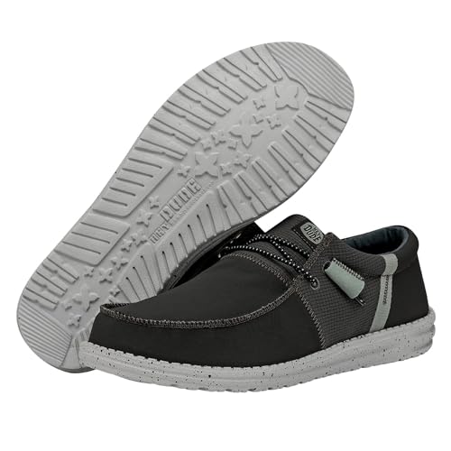 Hey Dude Men's Wally Kite Various Sizes and Colors | Men’s Shoes | Men's Lace-Up Loafers | Lightweight and Comfortable3