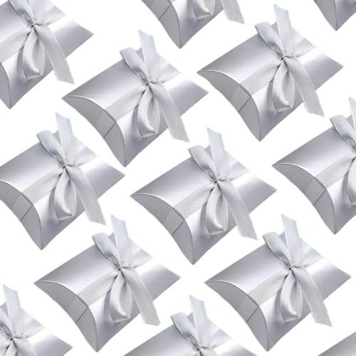 JZK® Lot de 50 boîtes cadeau en carton pour bonbons, bijoux, cadeaux, boîtes à bonbons, boîtes en carton, bonbonnières, pour mariage, anniversaire,...