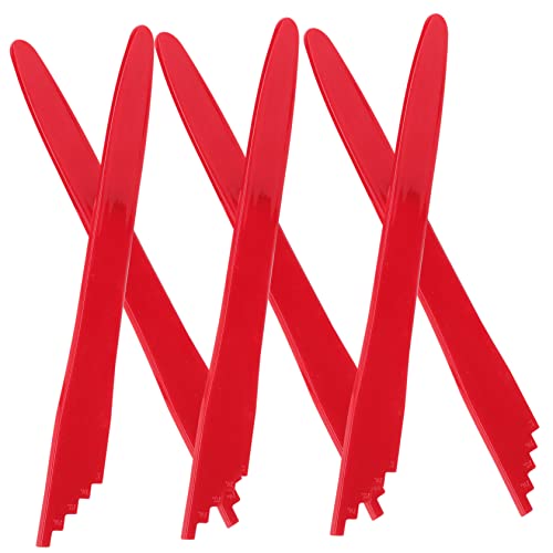 BEBEMOKO 6pcs Canning Bubble Remover Kit Non-slip Jar Lifter Canning Supplies for Bubble Removal Strong Plastic Tools