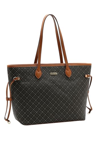 Chenson, Bolsa Feminina Chenson de Ombro Grande Sacola Tote Original (Café)