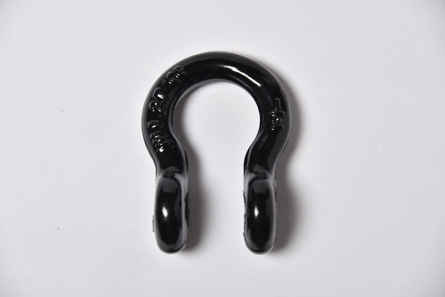 6 Pack Black Rigging 1/2" Bow Shackles D Ring Rugged 10 Ton 22,000 Lbs Breaking Strength, WLL 2 Ton 4400 lbs w 5/8'' Pin Clevis Screw Heavy Duty f Marine Boat Anchor ATV UTV Recovery