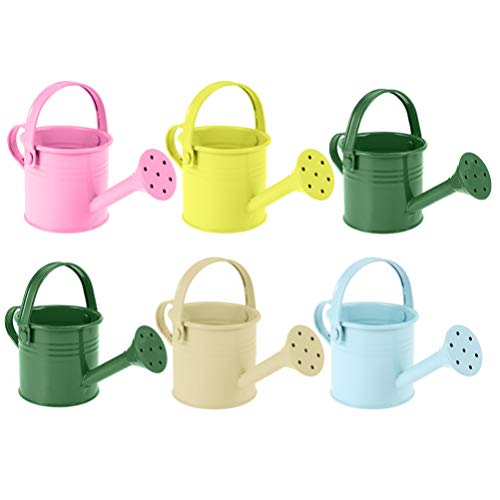 Hemoton 6Pcs Regador Infantil Pequeno Regador para Plantas de Interior Ao Ar Livre Flor Bonsai