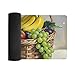 Fresh Fruits in The Basket Desk Mat Non-Slip Laptop Writing Pad Large Keyboard Mousepad with Rubber Base 23.6