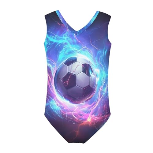 Image of Biyejit Girls Leotards Dance Sport Wear Gymnastics One-Piece Swimwear for Kids 3-14 Years