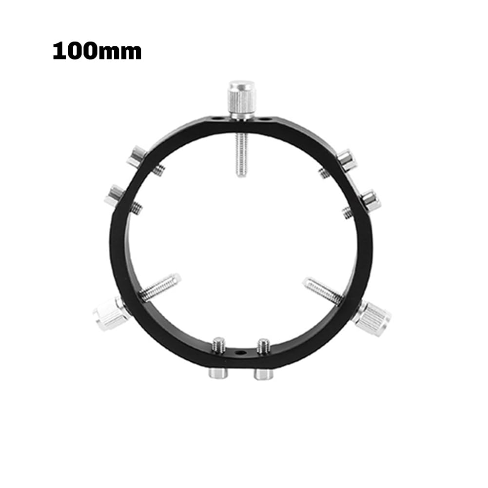 Soporte para Star Finder 3 puntos para la Astrfotografía con anillos de bloqueo para de telescopio Finder Pointer 100mm negro