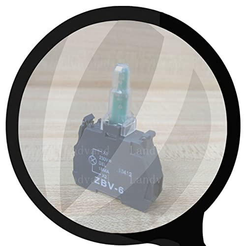 Módulo de luz ZBV-6 ZBV6 con bombilla LED de 230VDC para señalización industrial