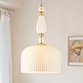 Corlaceling Milk Glass Pendant Lights Modern White Bright Gold Pendant Light Fixture Kitchen Island Vintage Adjustable Hanging Lamp for Dining Room Bedroom Foyer Kitchen Sink