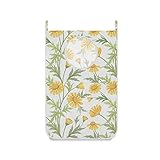 ElliTarr Hanging Laundry Hamper Bag Over the Door Laundry Hamper Wall Hamper with Stainless Steel Ho