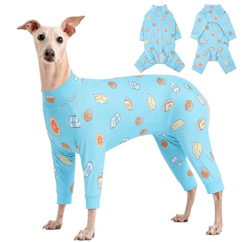 Kuoser Dog Recovery Suit, Anti-Licking Pajamas for Wounds