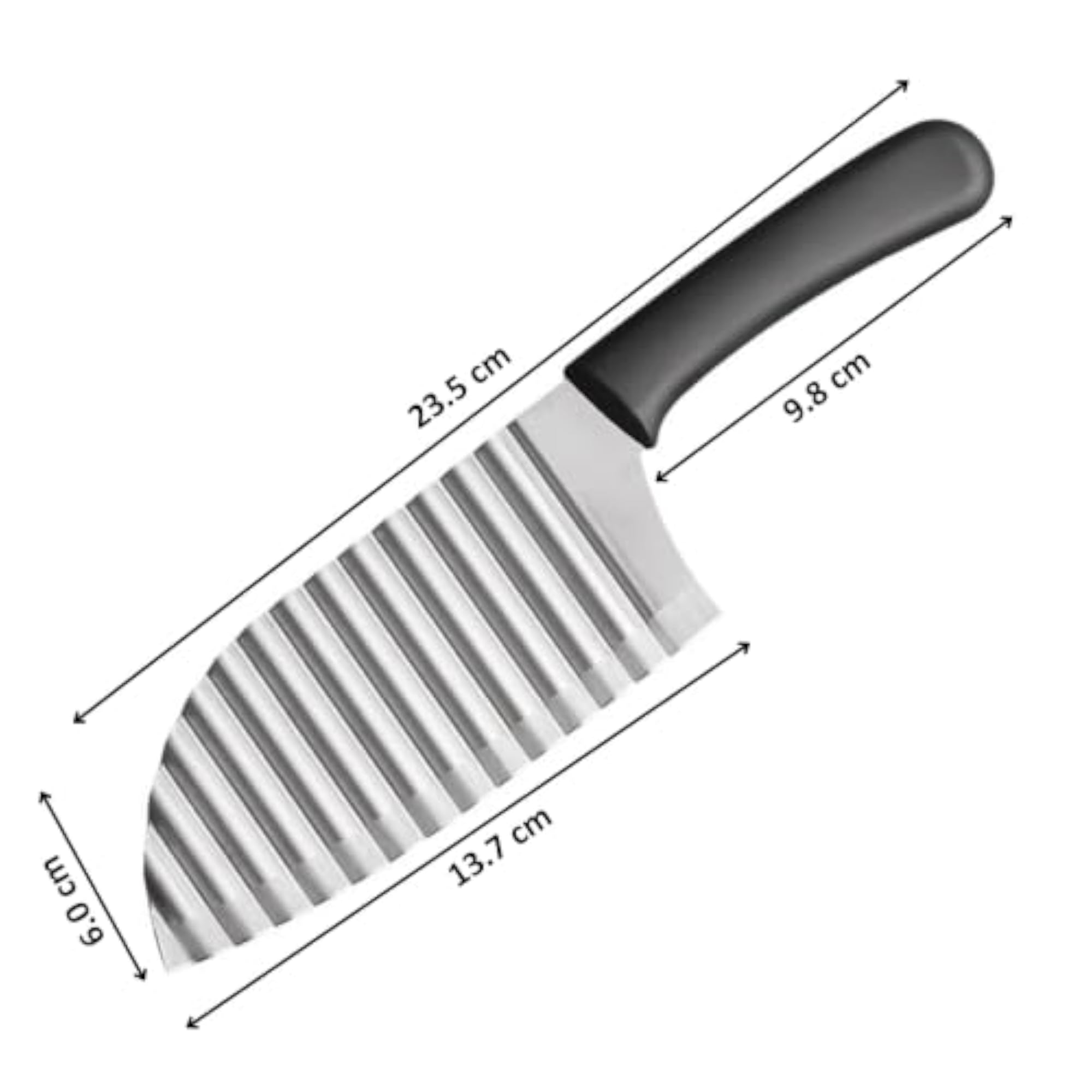 Wave Cutting Knife, Ribbed Knife Potato Chips Cutter