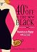 Produktbild 40% Off Is the New Black: Reasons Why Less Is More
