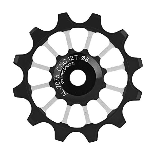 Keenso Roldana de Guia, Adjustable Polea Gu�a Trasera 12 Dientes(Rojo)