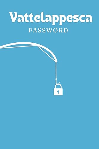 Vattelappesca - Quaderno delle password per non doverle ricordare più | Password book tascabile in formato 10 x 15 cm, 4 x 6 pollici: Organizer per le ... Quaderno delle Password per gli smemorati