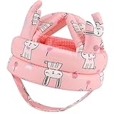Accmor Baby Head Protector for Crawling Walking, Cute Baby Helmet Adjustable Infant Safety Cap, Breathable Protective Cap Kids Headguard Soft Cushion, Anti-Collision Toddler Helmets for 6m-24m Girls
