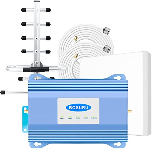 Cell Phone Signal Booster Verizon T Mobile Sprint US Cellular AT&T Cell Phone Booster Cricket for All US Carriers 3G 4G LTE 5G Verizon Signal Booster AT&T Cell Signal Booster for Home Boost Calls/Data