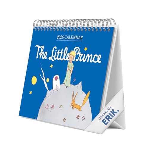 Grupo Erik - Grupo Erik - Calendrier de Bureau 2026 Le Petit Prince | Calendrier Mensuel 17x20cm - De Janvier à Décembre 2026