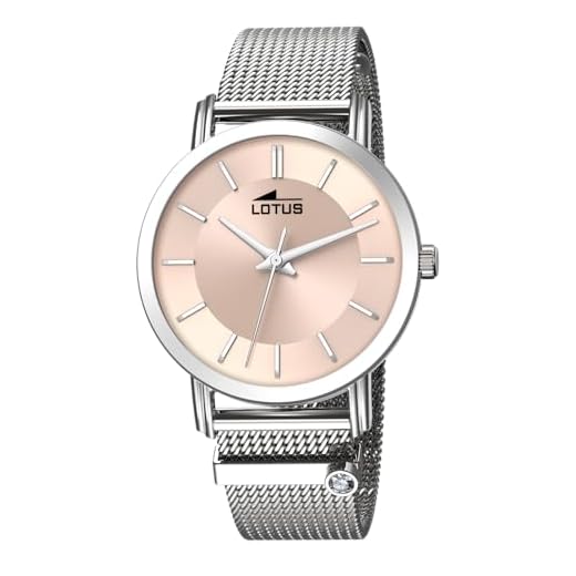 LOTUS Reloj Mujer 18737/2 Trendy Caja de Acero Inoxidable 316l Plateado Correa de Acero Inoxidable 316l Plateado