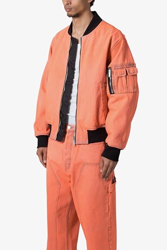 mnml Men's Denim Bomber Jacket2