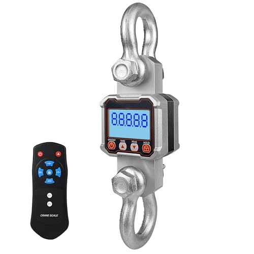 Hyindoor Peson 3000kg Peson Electronique à Grue Balance Suspendue Industrielle avec Télécommande