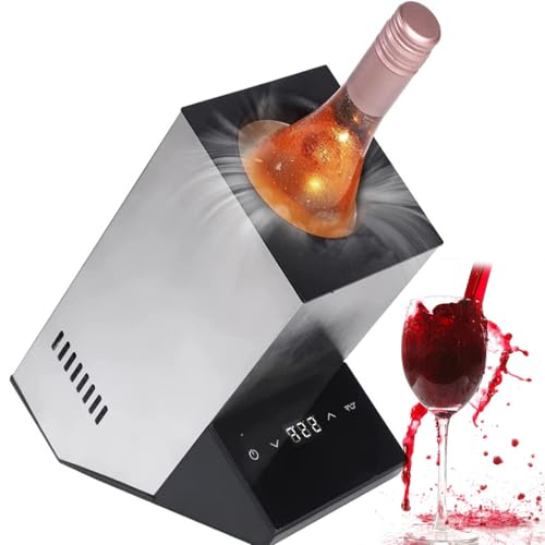 Enfriador de vino eléctrico rápido y compacto para vino blanco, tinto y cerveza