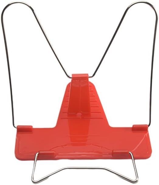 Portable Office Desktop Fold Book Stand Reading Frame Music Sheets Library Adjustable Holder(Blue)