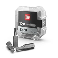 INBUS® 74421 Bit-Box TX20 × 25mm (Zähhart), 12 Stück — Made in Germany
