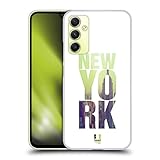 Coque rigide en polycarbonate Head Case Designs Cityscape Manhattan New York USA Instantanés de La Ville Coque Dure pour l\'arrière Compatible avec Samsung Galaxy A34 5G