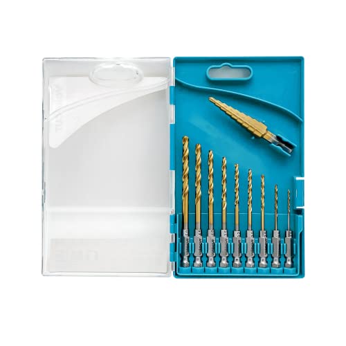 YOKOCUT 10Pcs HSS Hex Shank Drill Bit Set Titanium Drill Bit Set 1.5mm-5mm Quick Change | HSS Step Bit 4-12mm 8 YOKOCUT 10Pcs HSS Hex Shank Drill Bit Set Titanium Drill Bit Set 1.5mm-5mm Quick Change | HSS Step Bit 4-12mm - Image 8