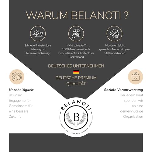 Boxspringbett 160×200 Belanoti Marbo mit Bettkasten und 7-Zonen