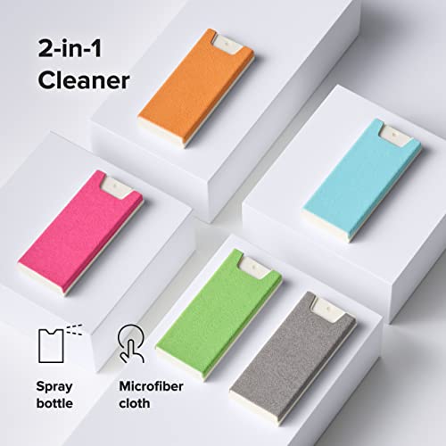 Image of PhoneSoap Shine - 2 in 1 Cell Phone and Screen Cleaner with Attached Microfiber Cloth (5 Pack - 5 Colors)