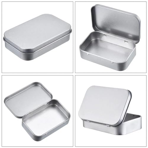 Boîtes métalliques avec couvercles pour ranger vos petits bijoux - 4