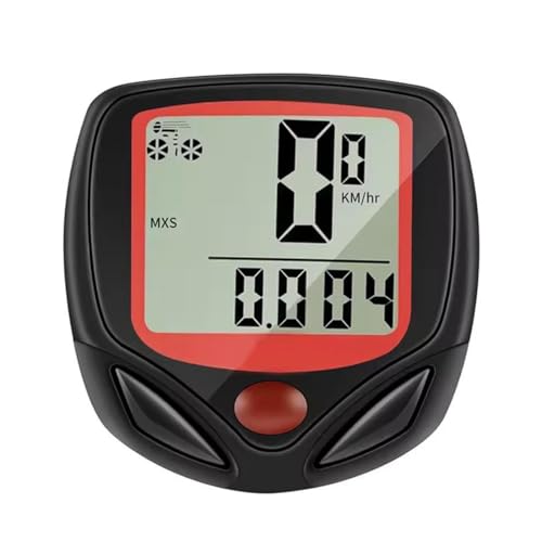 FiTspi Ordenador digital LCD impermeable para bicicleta, odómetro impermeable y pantalla LCD multifunción, accesorios de ciclismo para todas las bicicletas