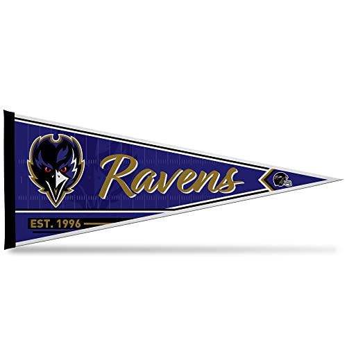 Image of Rico Industries NFL Football Classic 12 inch x 30 inch Felt Wall Decor Pennant - Great for Home /Bed Room /Man Cave Decor