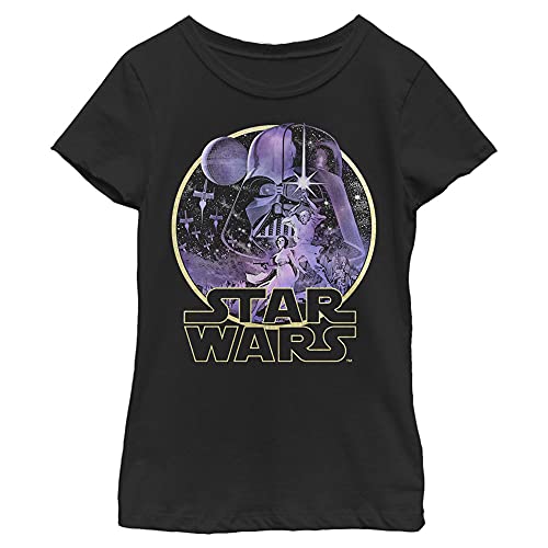T-shirt Star Wars fille XL en tissu noir doux pour éviter les irritations