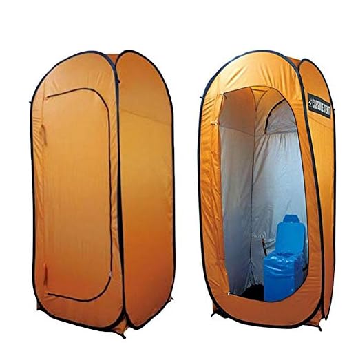 POOPFIY Aseo portátil de Privacidad Tienda de campaña Surge la Tienda instantánea Carpa al Aire Libre Impermeable Refugio Vertical